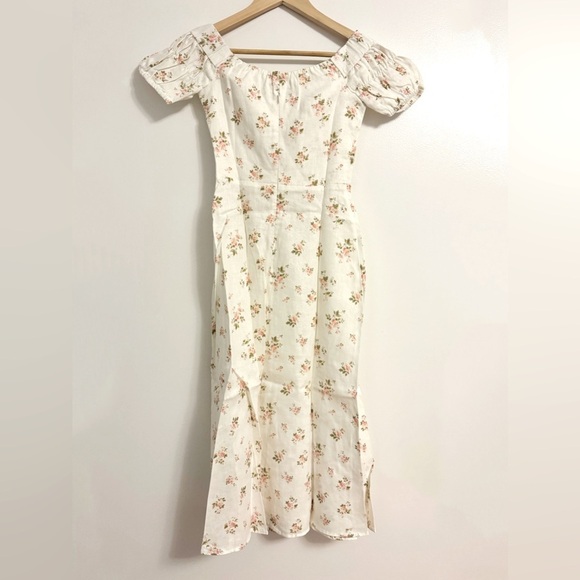 Reformation Canopy Linen Dress in Mildred‎ Size 0 - Picture 3 of 5